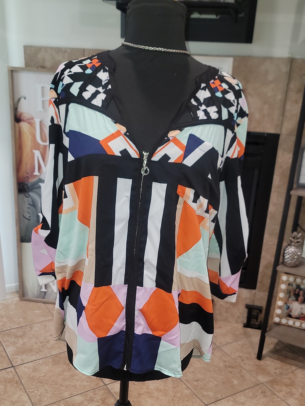 Bebe Colorful Blouse